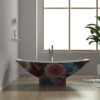 Flower Mirage Mark II Freestanding Pedestal Hammock Bath - Image 2