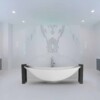 Acrylic Haven Hammock Bath Alabaster Matt White Finish Freestanding Hammock Bathtub with steel frame supports - Image 3